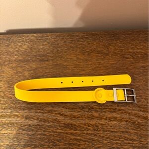 Wild One - Large Butter Yellow Collar (Never Used)